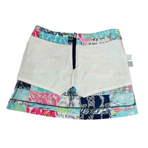 Lilly Pulitzer Patchwork SKIRT size 4 NOT A SKORT - Picture 6 of 13